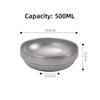 Vintage Korean Style Cold Noodle Bowl Stainless Steel Double Layer Anti Scald Ramen Large Soup Bowl River Snail Rice Noodle Tray