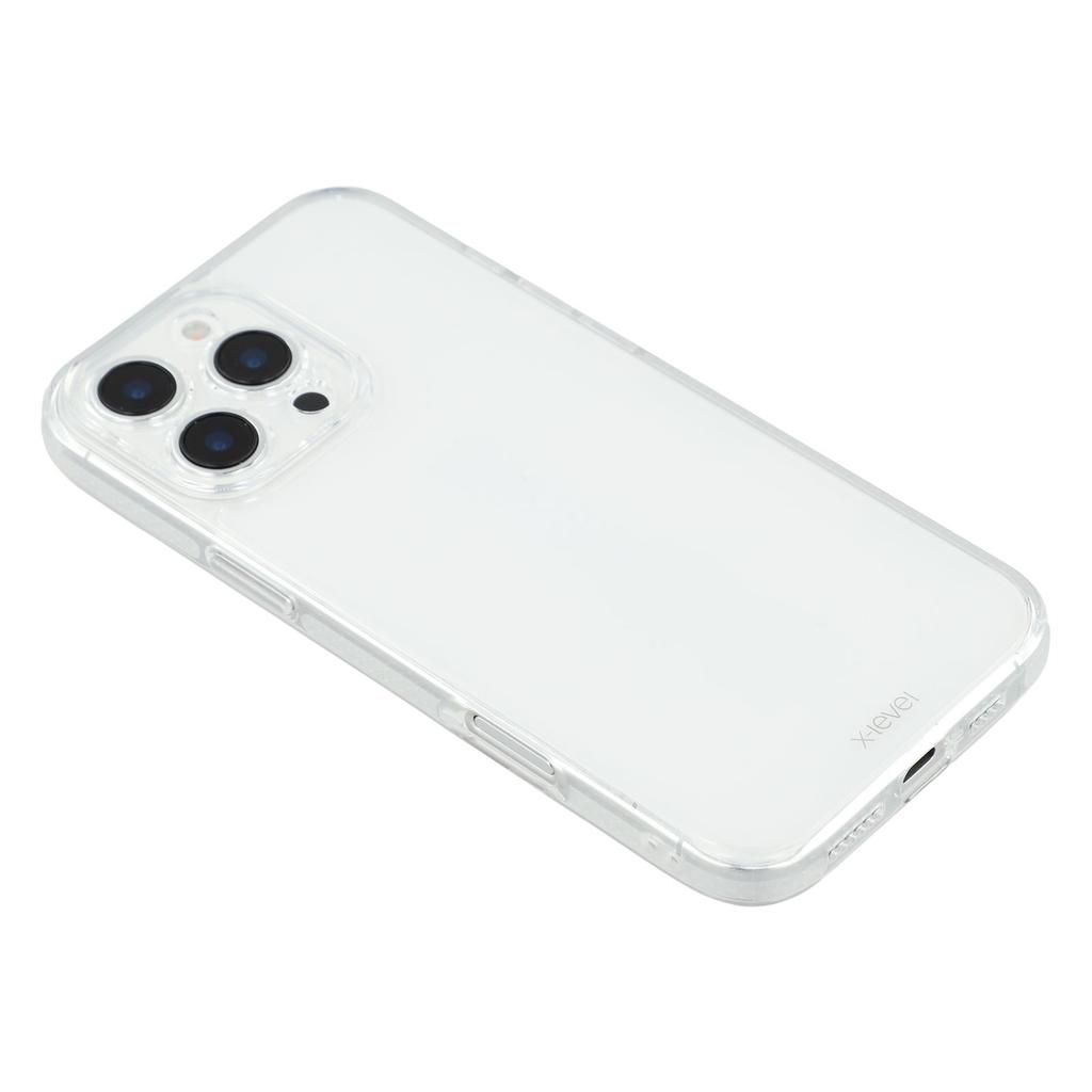 X-LEVEL For iPhone 16 Pro Max Case PC+TPU Translucent Phone Back Cover
