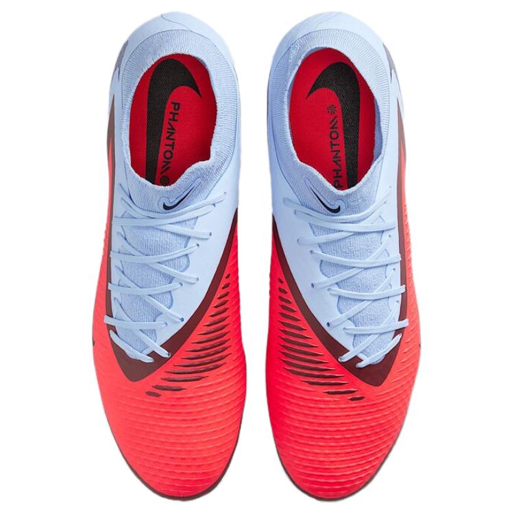 New Nike Phantom 6 Slip Resistant, Abrasion Resistant, Breathable Soccer Shoes Unisex Blue Red HQ2278-400