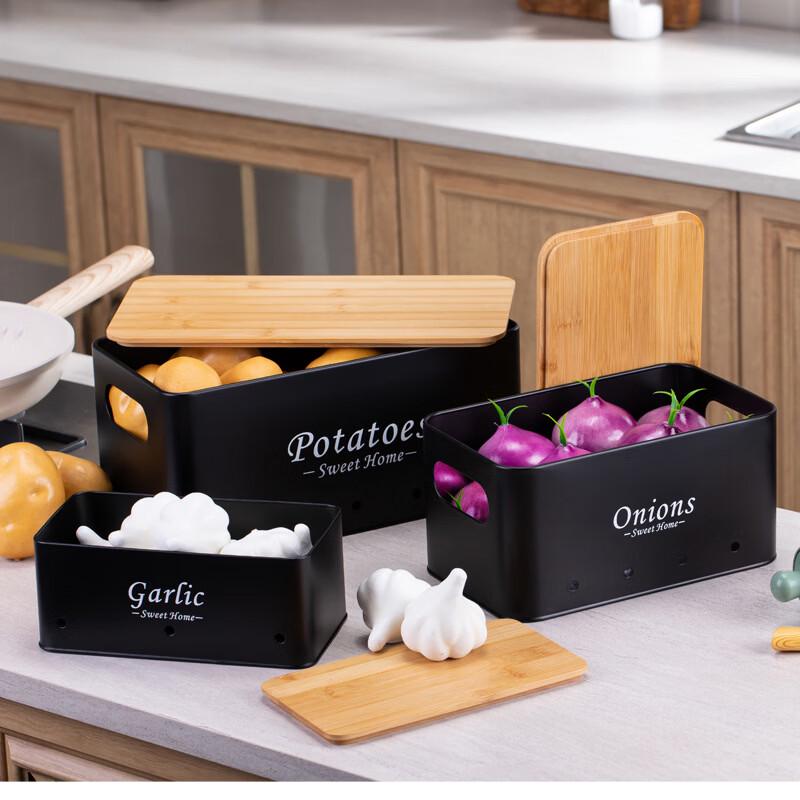 Stackable Kitchen Vegetable Storage Canisters