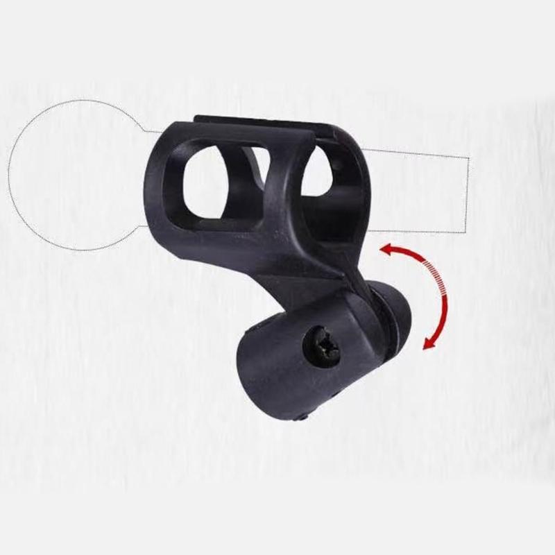 Sturdy Tabletop Mic Holder Stand Adjustable Microphone Rack with Extendable Height for Live Streaming and Conferences