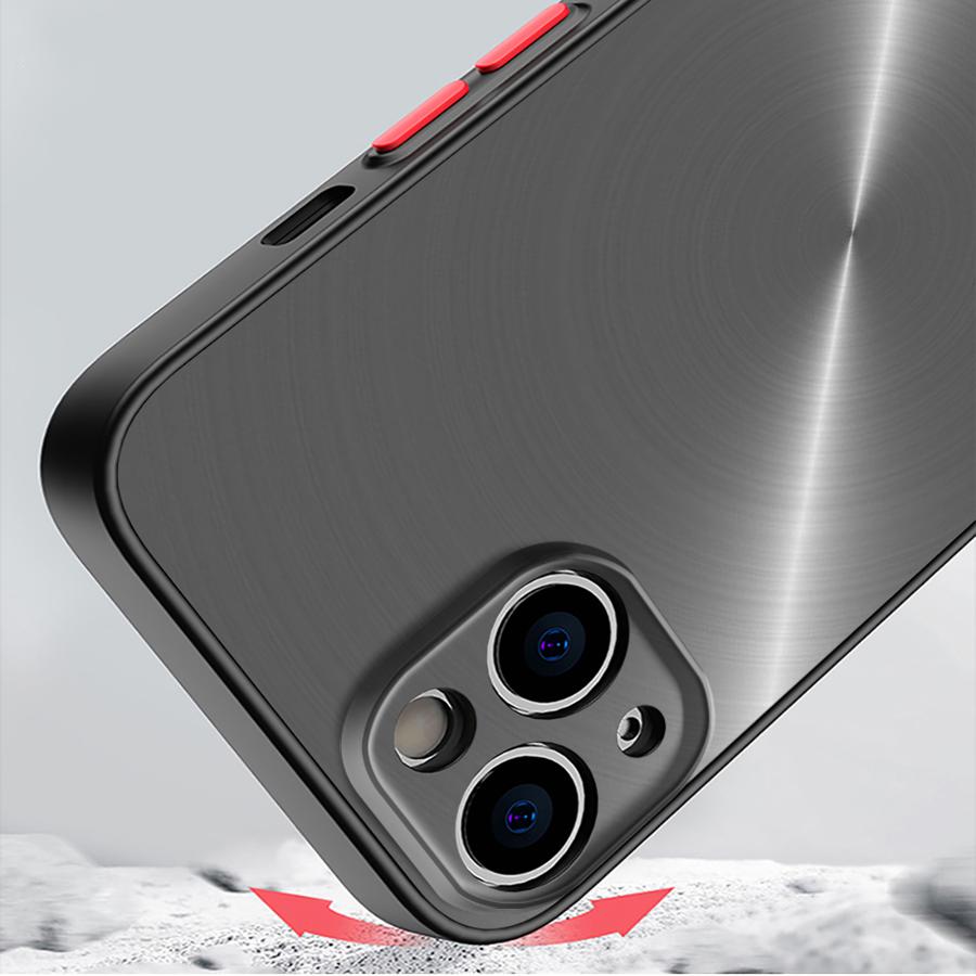 Brushed Metal Texture Steel Print Case for iPhone 15 Plus 17 Air XS 17 16 Pro Max 12 14 16e 11 13 Mini Back Phone Cover