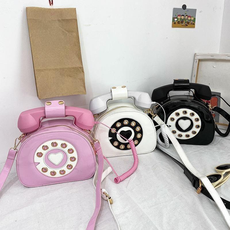 Personalized Women's Bags Popular New Shoulder Messenger Bags Women's Creative Small Bags Sweet Girl Funny Fashion Cute Phone Bags