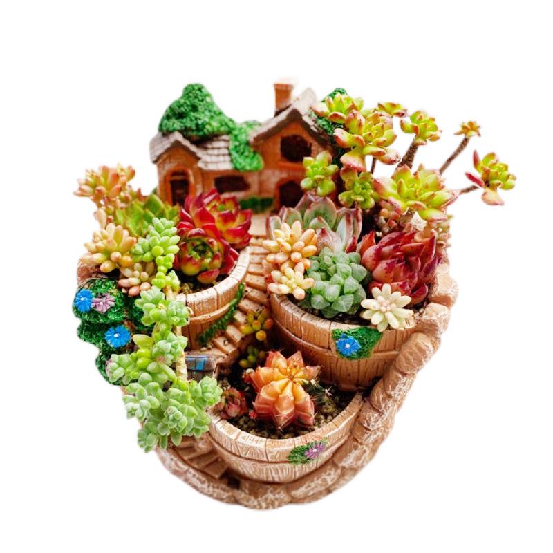 Extra-Large Hanging Succulent Pot: Multi-Diameter Micro-Landscape Decoration