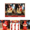 2023 New Year Chinese Style Red Rabbit Mascot Soft Plush Toy Doll Gift