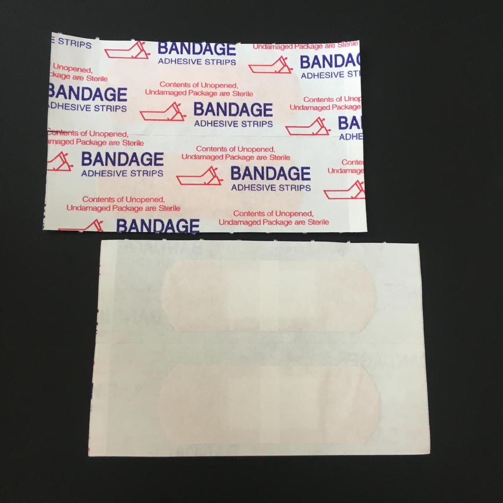 Skin Tone Disposable Band-Aids: Individually Wrapped Breathable Wound Plasters