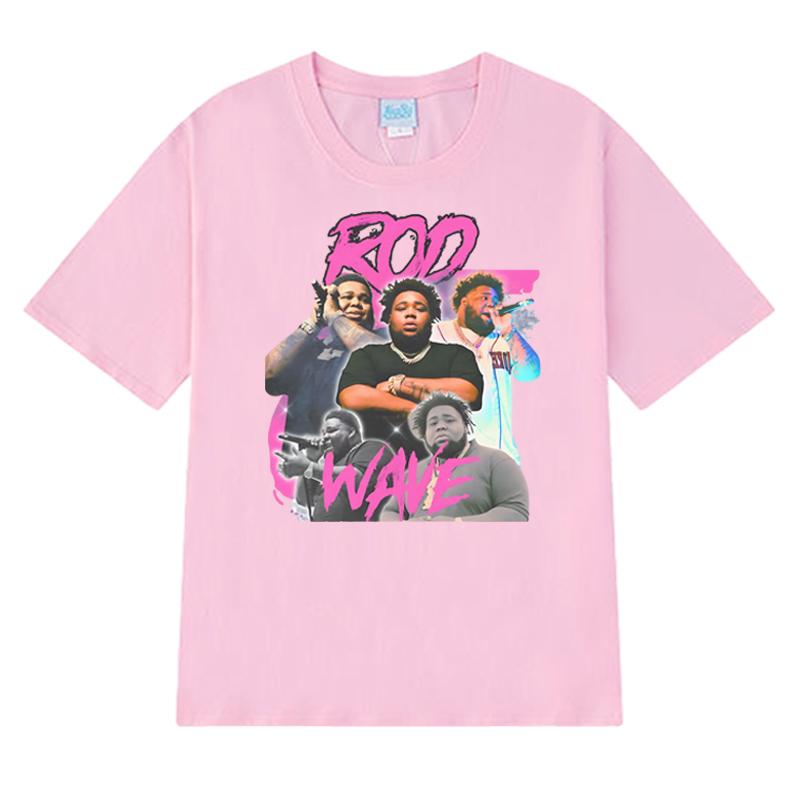 Hot Sale Rapper Rod Wave Graphic Oversized t-shirt 100% Cotton Men Women short sleeve O-Neck Tee shirt Unisex Summer vintage Top