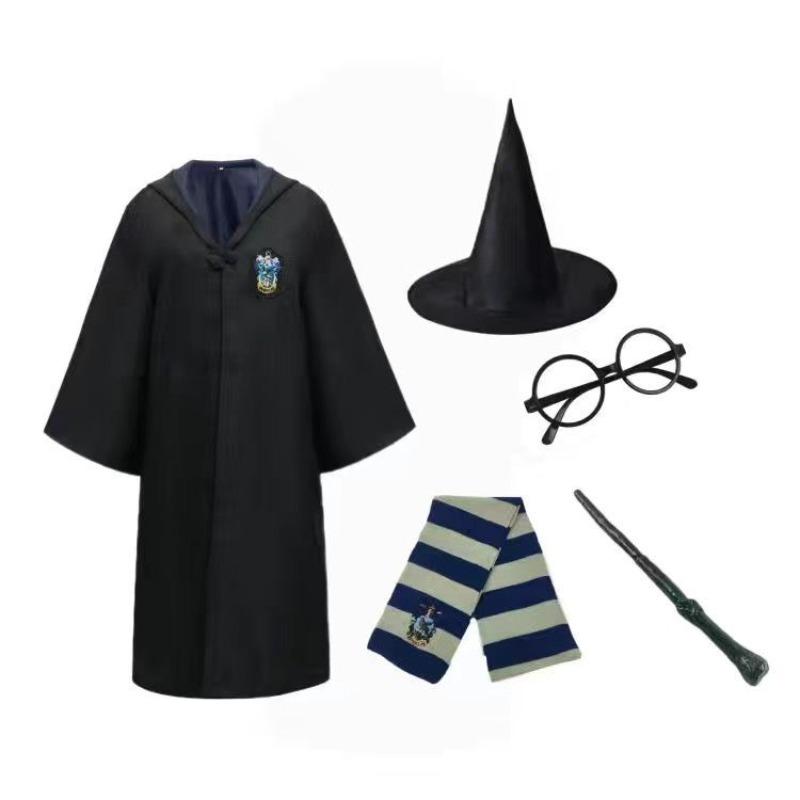 Harry Potter Cosplay Kostüm Magier Robe Kleidung Zubehör Erwachsene Kinder Schuluniform Halloween Umhang