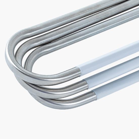 Folding Trouser Rack Stainless Large Capacity Seamless Anti-slip Great Load Bearing Closet Organizer Jeans Skirts Scarf Pants Vertical Storage Hanger