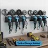 Large Capacity Hand Tool Organizer Rust Proof Metal Storage Rack  Fixed Polishers Holder