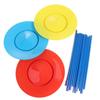Balance Skills Acrobatic Turntable Clown Show Spinning Plates Sticks  Kids Adult