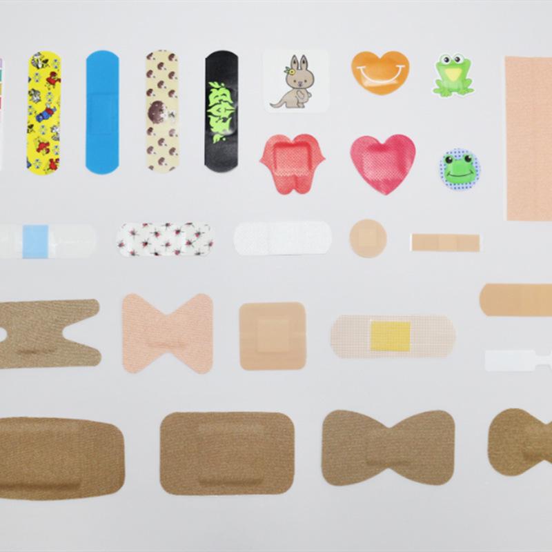 Custom Logo Elastic Bandage: Irregular Fingertip & Elbow Joint Plaster, Various Customizable Sizes