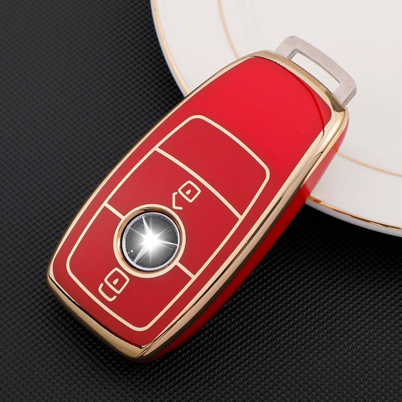 Mercedes-Benz Key Cover Is Suitable for The New E-class E200/E300L/C-class C260L Car Keycase Chain