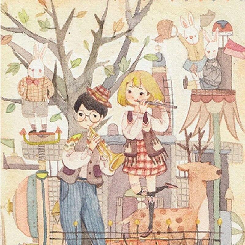 Happy Childhood+Photo Frame 150 Mini Test Tube Puzzle World Famous Painting Series Travel Puzzle YC-M