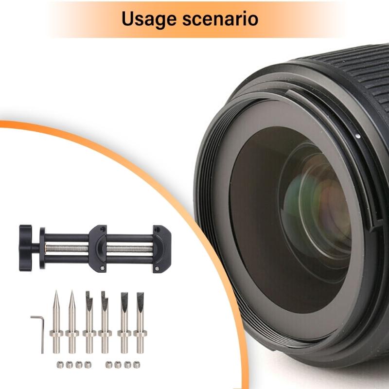 MultiFunction Lens Repair Tool Camera Lens Vise Tool Camera Lens Filter Maintenance Tool Quality ABS&Metal Constructions