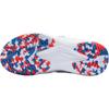 Li Ning Thunder Jr. Seamless Fashion Non-Slip Durable Low-Top Kids Training Shoes Kids Training Shoes Standard-White Flame-Red Blue AYTV012-1