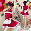 Sexy Red Cheongsam Christmas Costume Costume Bunny Maid Nightclub Elk Costume