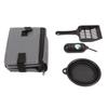 Travel Cat Litter Box Portable Leak Proof Collapsible Cat Litter Box with Lid for Traveling Camping