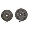 Black Stove Fire Rope Fireplace Sealing Rope Gasket Cord 6/8mm 2M Fiberglass Stove Door Fireplace Cord Replacement