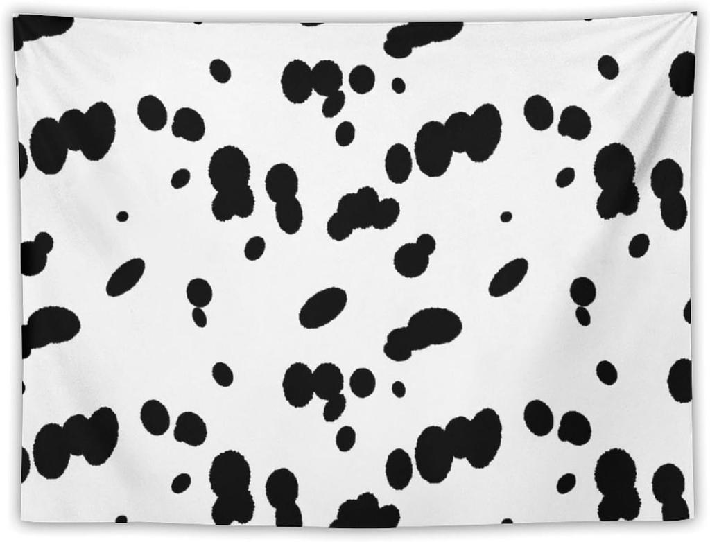 Black White And Grey Leopard Print Cute Tapestry Wall Hanging, Beautiful Bedroom, Living Room Decoration Suitable for Everyone