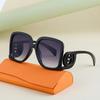 Estilo Único Oversized Moda Dama Gafas de Sol Montura de Plástico Gafas de Sol Mujer Marca de Lujo Diseñador Niñas Cuadradas Gafas de Sol