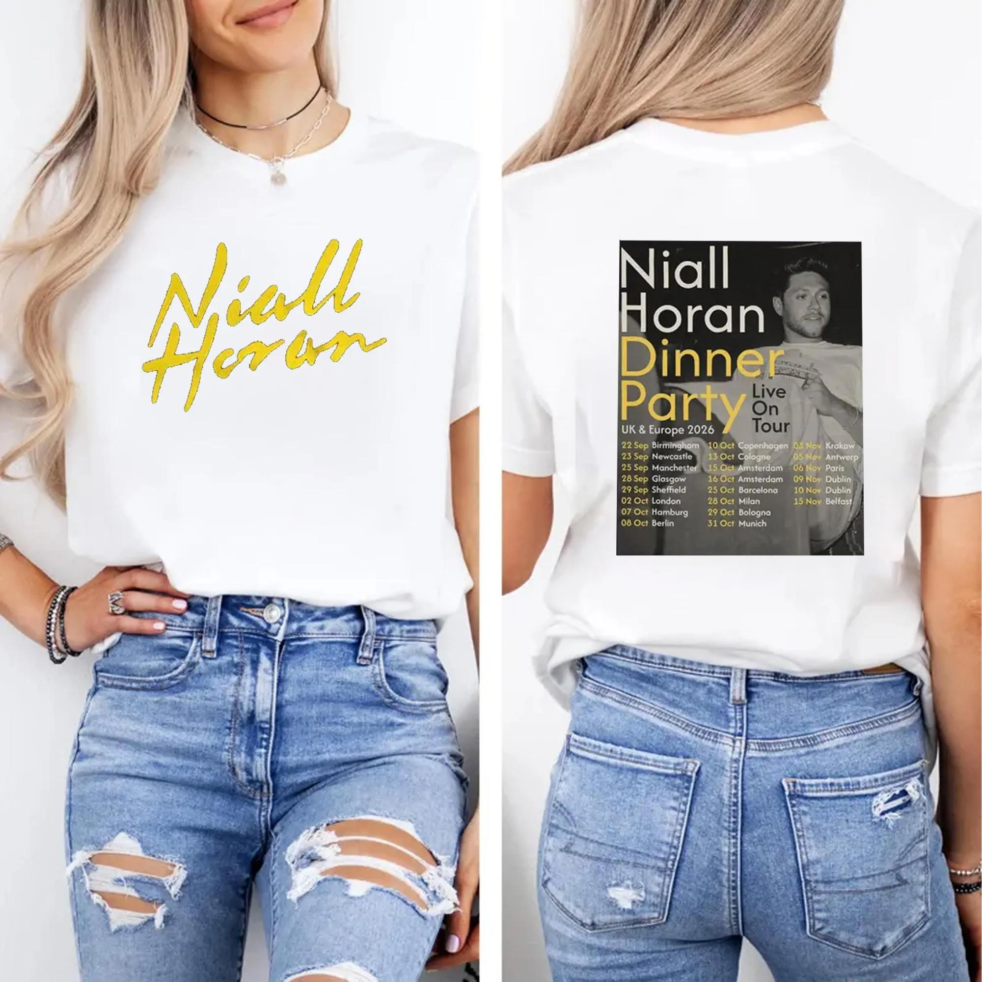 Niall 2026 Concert Tour TShirt Unisexs Summer Cotton TShirt Comfortable HighQuality Inspired By Y2K M