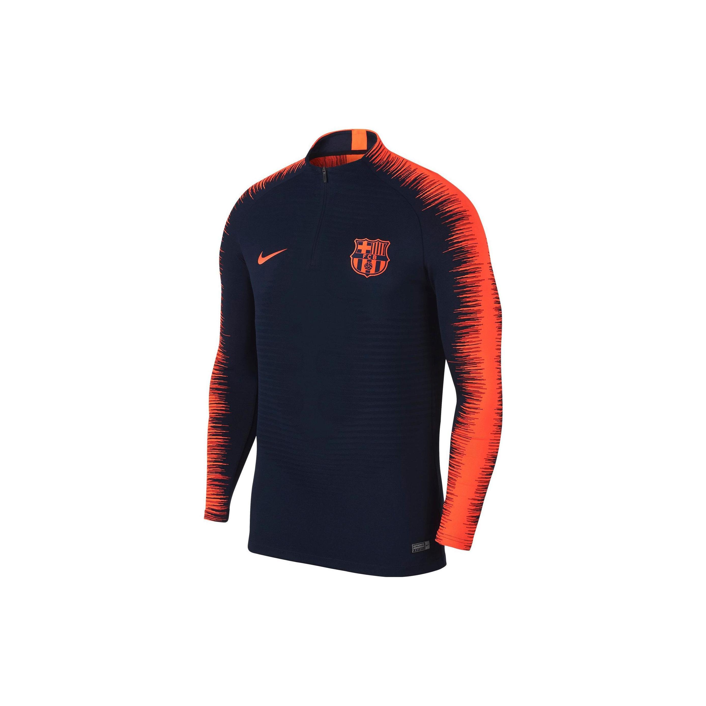 Nike Vaporknit FC Barcelona 1/4th Zip Strike Dril Top Navy Men s 943165-452 S