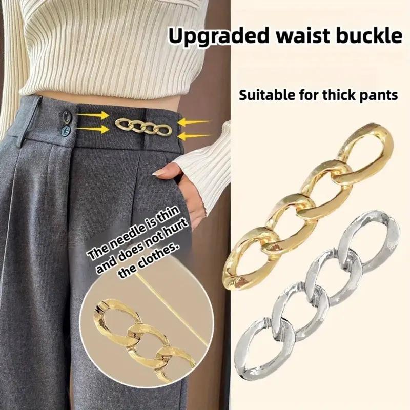 1PCS Jeans Waist Artifact Waist Change Small Pants Waist Tightening Adjustment Buckle Versatile Brooch Pin Waist Buckle