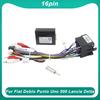 16 Pin Car Android CANBUS Wiring Harness For Fiat Doblo Punto Uno 500 Lancia Delta ISO Cable Adapter Plug and Play