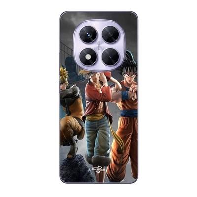 Case Xiaomi Redmi Note 14 Pro 5G Goku Naruto Luffy One Piece Dragon Ball Z 3D Anime Manga Maniacase