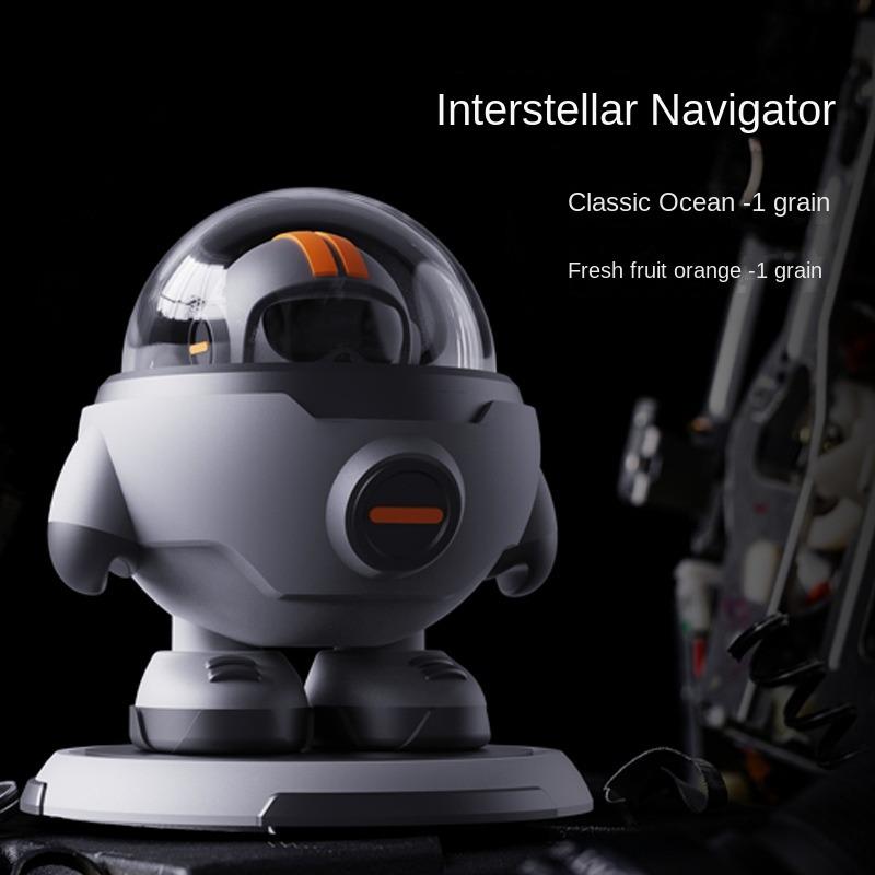 Trendy play Cartoon Interstellar traveler Car Air Freshener perfume car interior decoration solid deodorant Car Accessories
