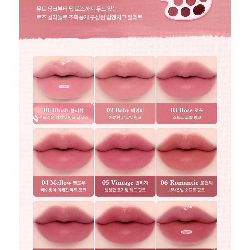 dasique - Mood Painting Lip & Cheek Palette - 4 Types