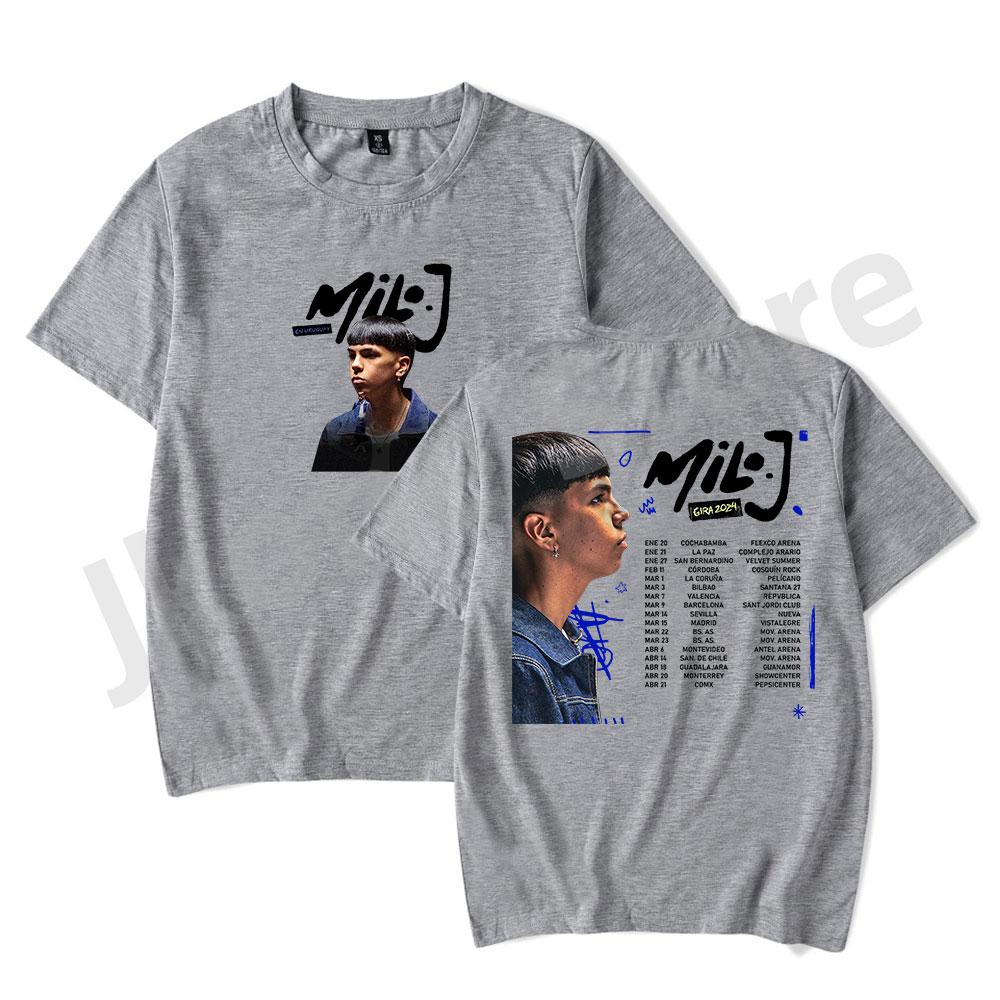 

Milo J Album Tour Merch Tshirts Summer Women Unisex Fashion Casual Crewneck Short Sleeve S