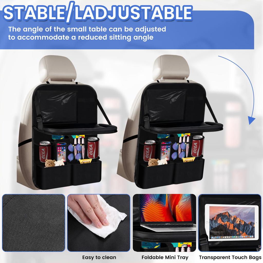 Auto Interior Supplies Car Backseat Storage Bag Upgrade Rear Seat Trunk Organizer For Car Truck SUV Van Auto Seat Back Pocket