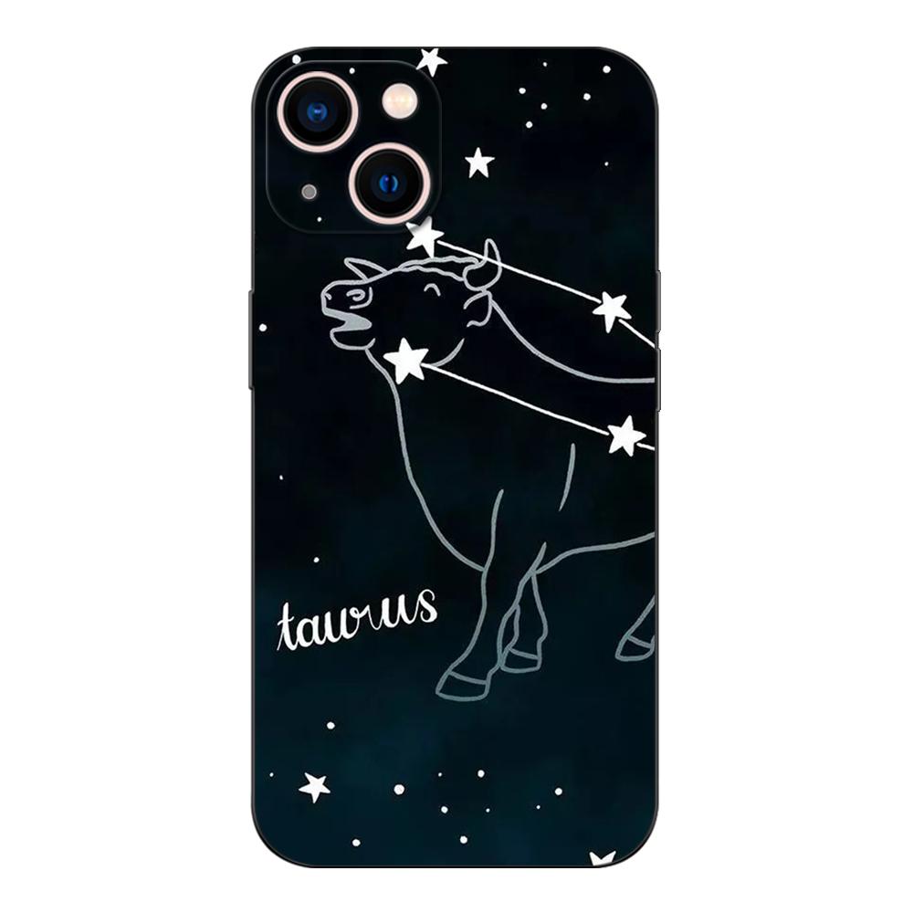 Black Tpu Case For Realme 7i 8i 9 Pro Plus 9i C12 GT Neo2 Narzo 20 30A 50A 50i Zodiac Sign