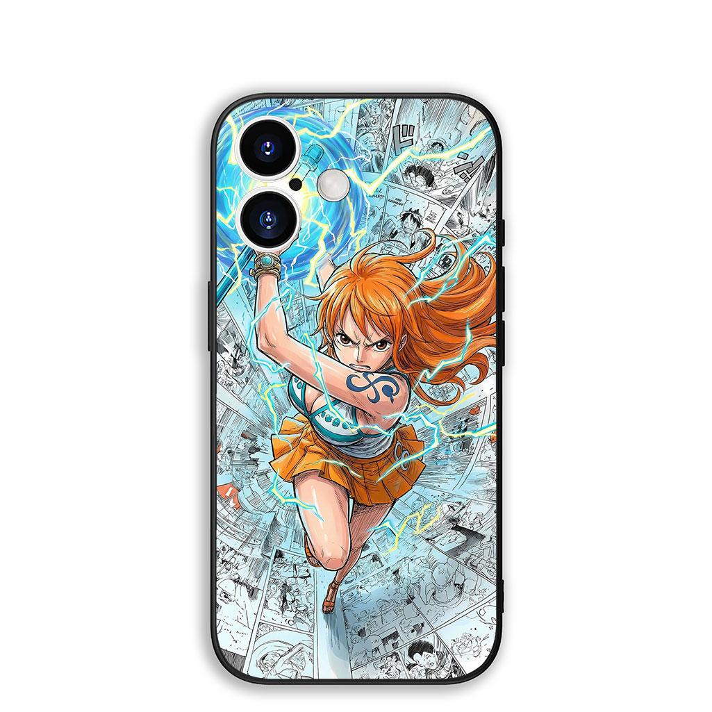 

Cover for Apple iPhone 16 15 14 11 Pro Max 6 7 8 Plus + SE2 SE3 SE 2022 2020 8+ Phone Case Luffy One Pieces Roronoa Zoro Nami iPhone 11