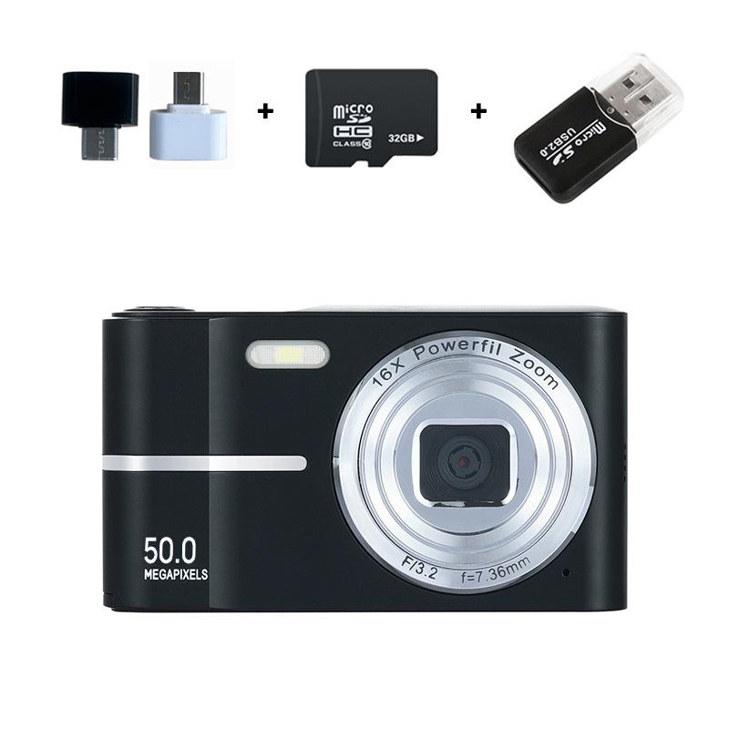 High-Resolution CCD Student Mirrorless Camera - Portable Digital Card Camera