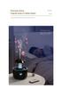 Rotating Water Drop Aroma Diffuser with Seven-Color Light and Large Mist Output