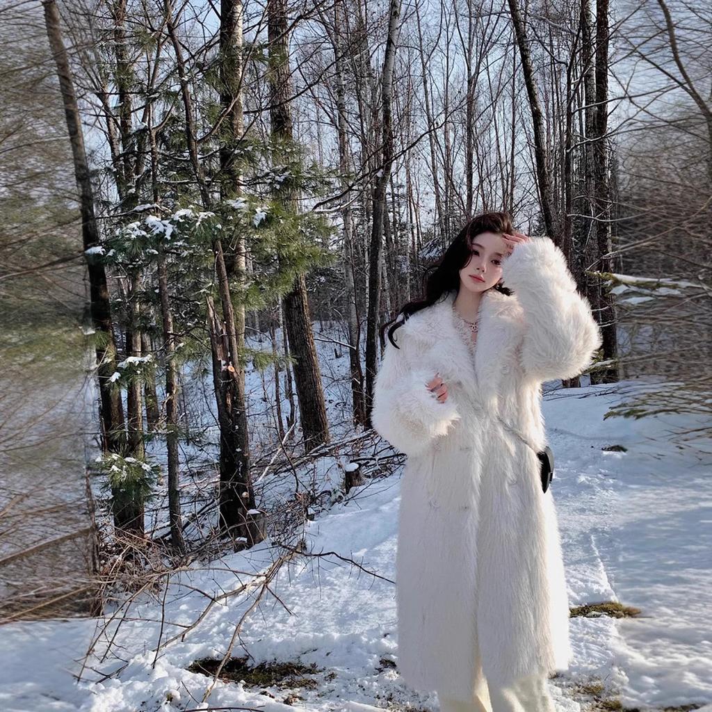 Fur Integrated Fur Coat Women's Long Winter Environmentally Friendly Fox Fur Coat High-end Young Fur Coat