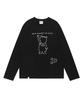 CAVISH Graffiti Cat Ls Tee Black(Cv2Ffft552A)