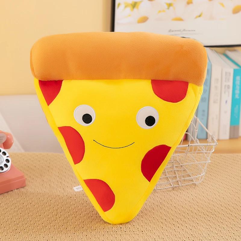 Pommes Hamburger Plüschtier Niedliche Pizza Foodie Snack Wurf Kawaii Weihnachtsgeschenk Kissen Kinder Stofftiere Zimmerdekoration 50cm