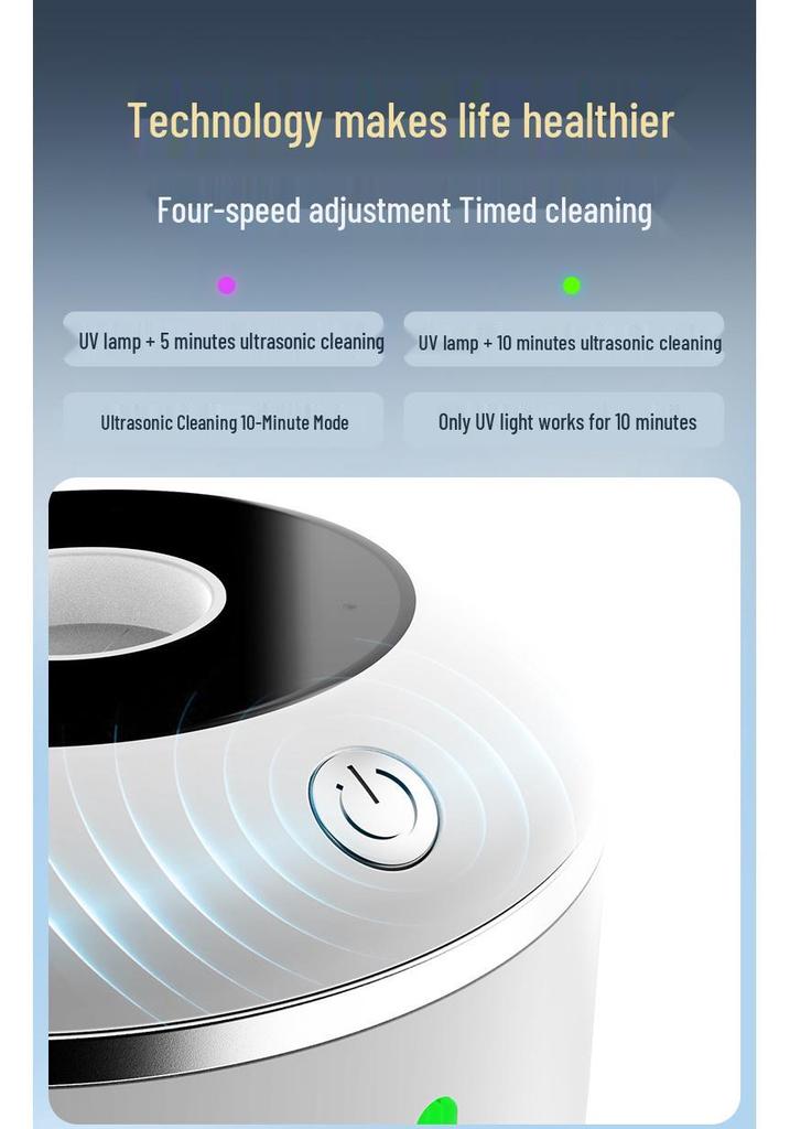 Cross-border UV & Ultrasonic Denture, Watch, and Jewelry Cleaner