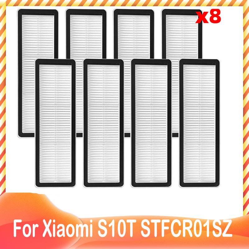 Mopptuch Lappen Seitenbürste HEPA Filter Ersatz Für Xiaomi Roboterstaubsauger S10T STFCR01SZ Verwicklungsschutz Kehren und Wischen