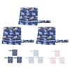 3pcs Wet Bag Cartoon Print Portable Water Proof Hanging Washable Reusable Cloth Diaper Bag for Trave