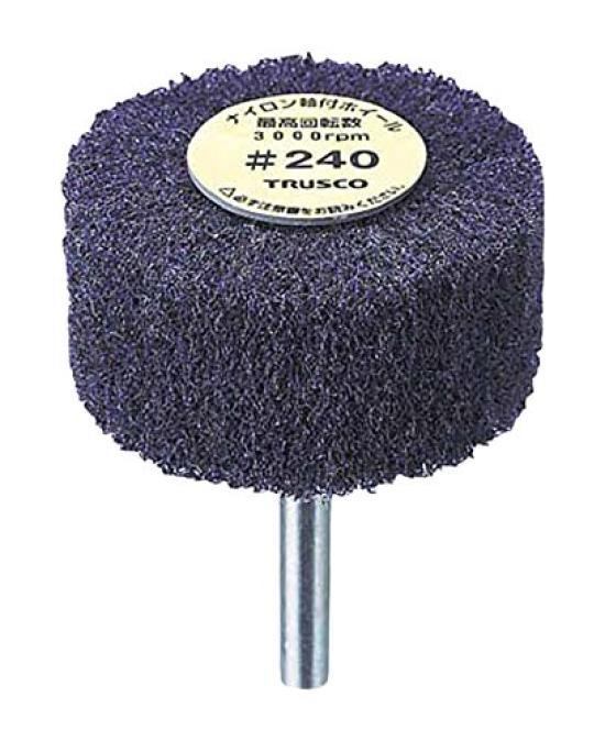 TRUSCO Nylon Shaft 50mm Outer Diameter X 25mm Thickness X 6mm of Wheel, Shaft, 240# (Pack 5) UFN525-240