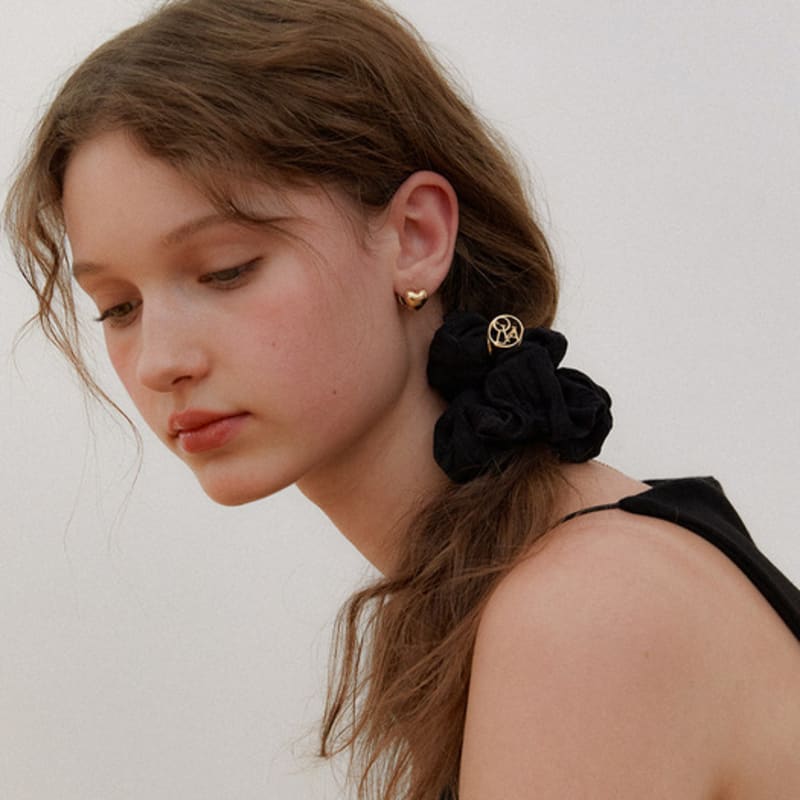 OVLA Signature Point Wrinkle Scrunchie_2color HS013