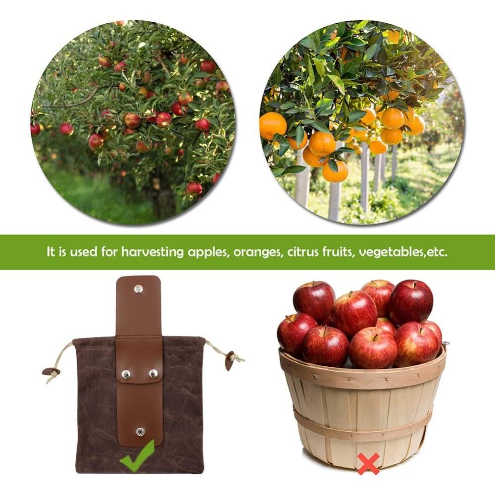 1PCHarvesting Bag, Waxed Canvas Foldable Outdoor Camping Picking Bag, Mushroom Storage Bag, Suitable for Travel, Camping, and Hiking.