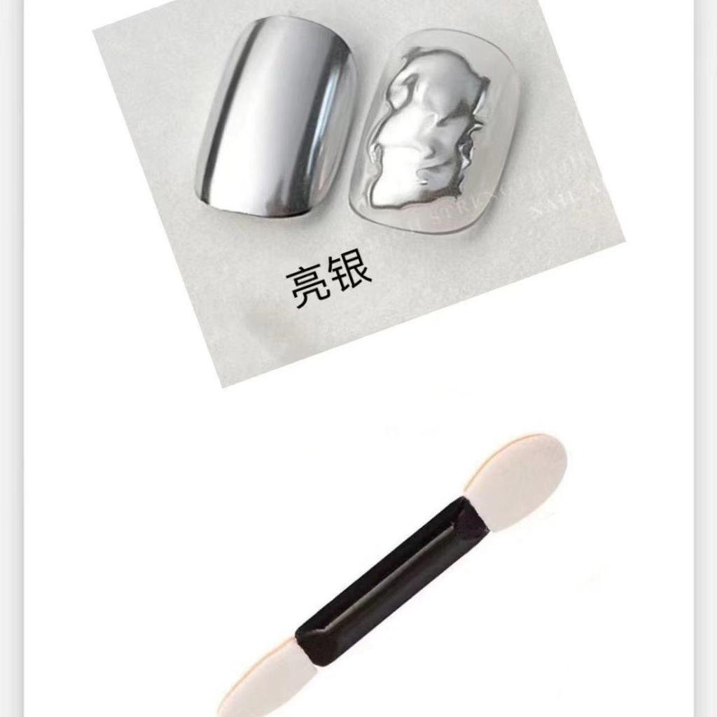 Second Gen Magic Mirror Powder: Luxury Retro Champagne Gold/Silver Nail Art Decoration