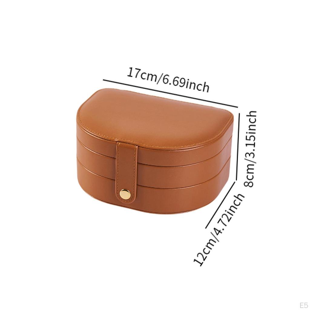 Reise Schmuckkoffer Box für Frauen Display Halter Aufbewahrungsorganizer