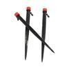 50 Pcs 16cm Micro Bubbler Drip Irrigation 360 Degree Adjustable Stake Water Dripper Garden watering Use 4/7 mm Hose